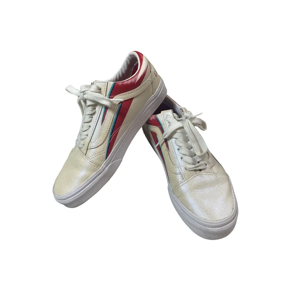 Vans Old Skool David Bowie Aladdin Sane Sneakers Mens 6 Womens 7.5‎ Limited Rare